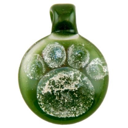 Green PawPrint Pendant